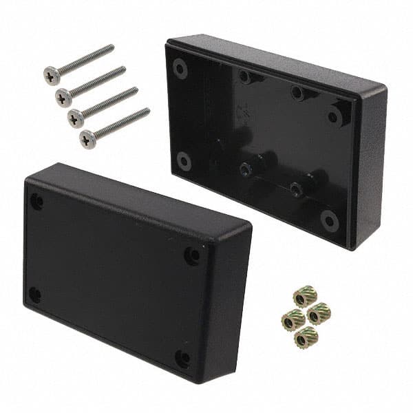 111RI,BK BOX ABS BLACK 3.600"L X 2.250"W