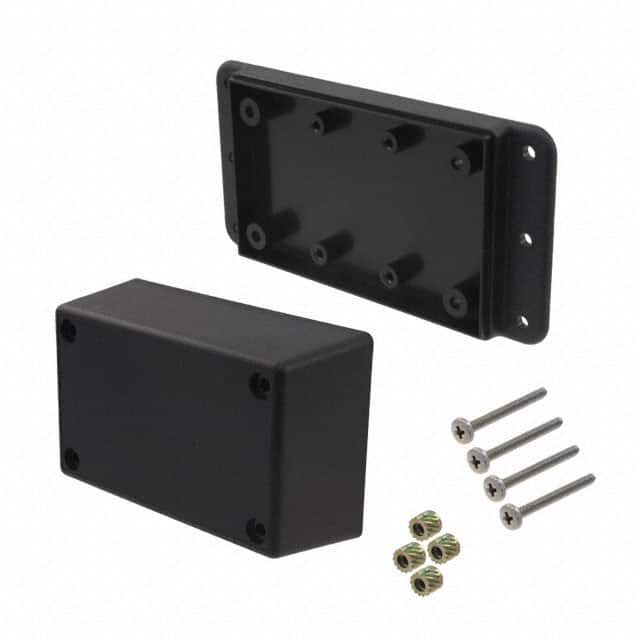 WM012RI,BK BOX ABS BLACK 3.620"L X 2.270"W