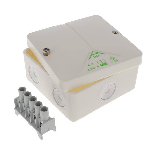 804-107 JUNCTION BOX PLASTIC WHITE