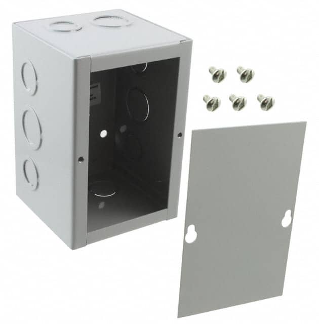 JB-3953-KO BOX STEEL GRAY 4"L X 4"W