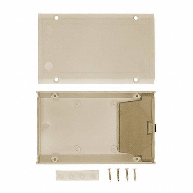 A219V,AL BOX ABS ALMOND 4.250"L X 2.600"W