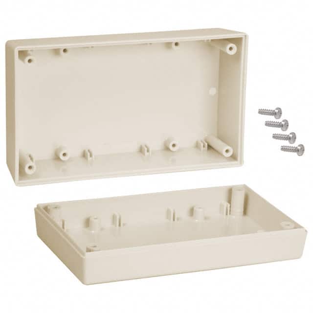 152,AL BOX ABS ALMOND 5.620"L X 3.250"W