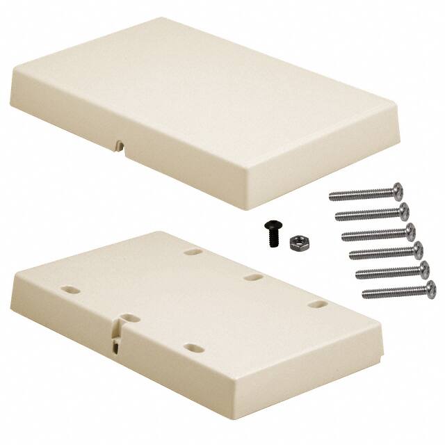 G30,AL BOX ABS ALMOND 4.380"L X 6.870"W
