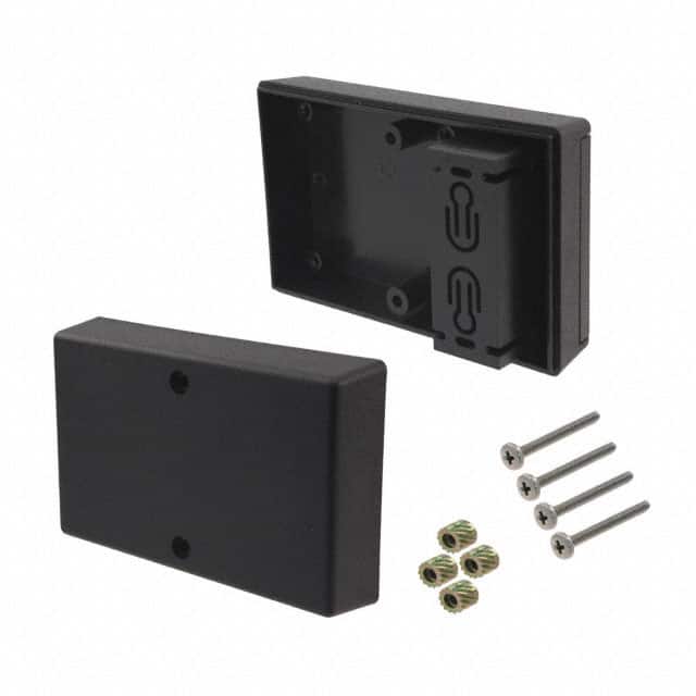 221R,BK BOX ABS BLACK 4.100"L X 2.600"W