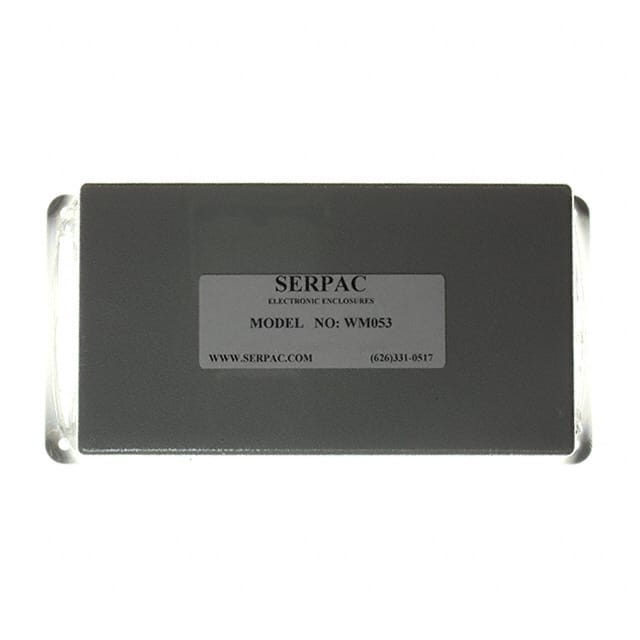 WM053,GY BOX ABS GRAY 5.620"L X 3.250"W