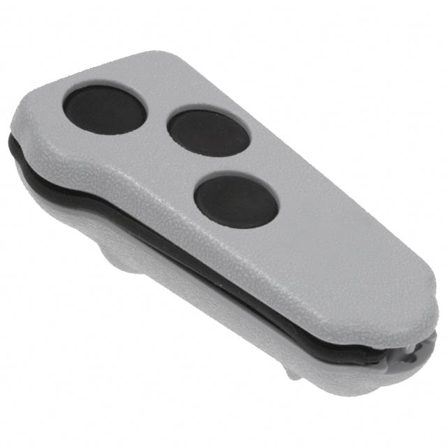 CA6B3,GY KEY FOB ABS GRAY 3.05"L X 1.51"W
