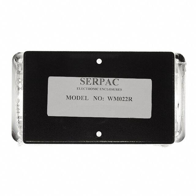 WM022R,BK BOX ABS BLACK 4.100"L X 2.600"W