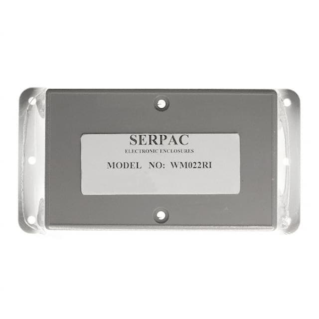 WM022RI,GY BOX ABS GRAY 4.100"L X 2.600"W