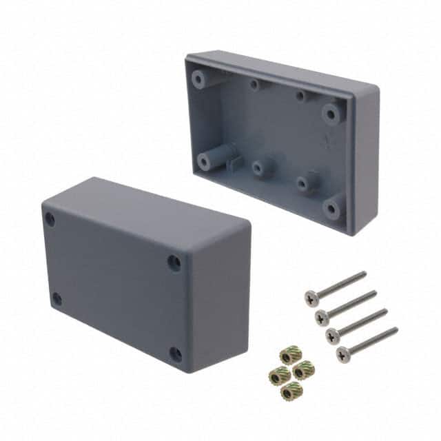 112R,GY BOX ABS GRAY 3.600"L X 2.250"W