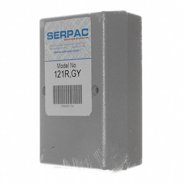121R,GY BOX ABS GRAY 4.100"L X 2.600"W