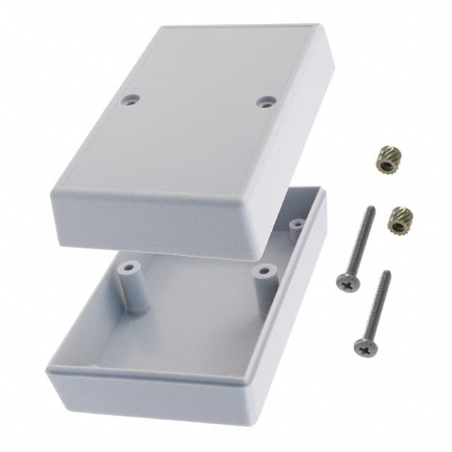 121RI,GY BOX ABS GRAY 4.100"L X 2.600"W