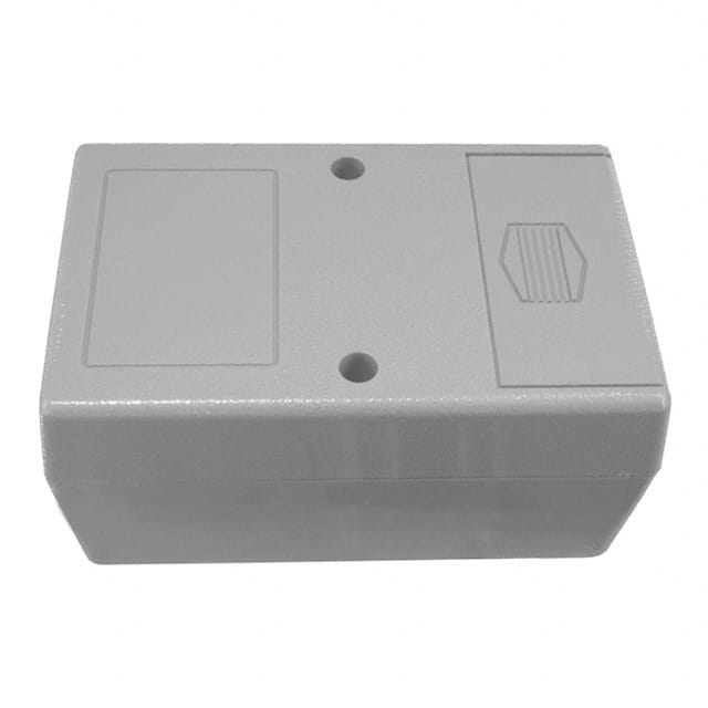 222R,GY BOX ABS GRAY 4.100"L X 2.600"W