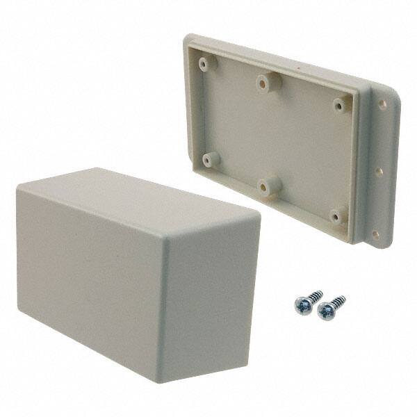 WM023R,AL BOX ABS ALMOND 4.100"L X 2.600"W
