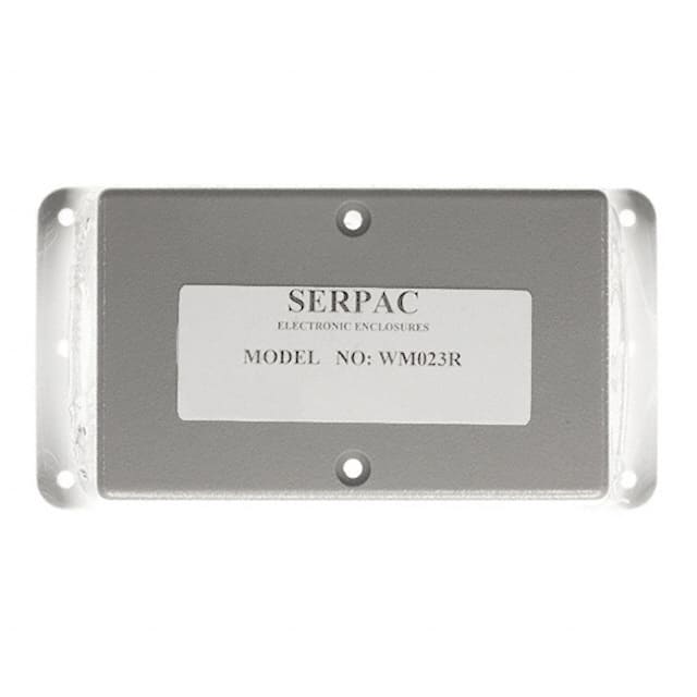WM023R,GY BOX ABS GRAY 4.100"L X 2.600"W