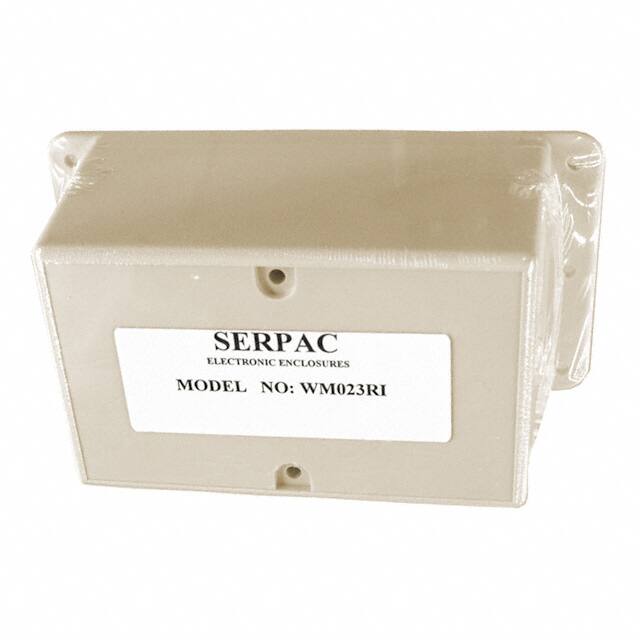 WM023RI,AL BOX ABS ALMOND 4.100"L X 2.600"W