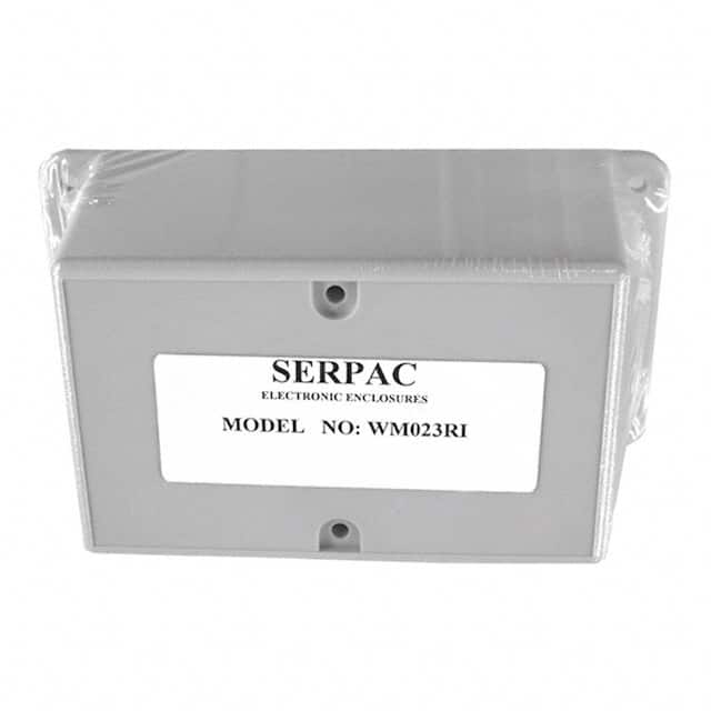 WM023RI,GY BOX ABS GRAY 4.100"L X 2.600"W