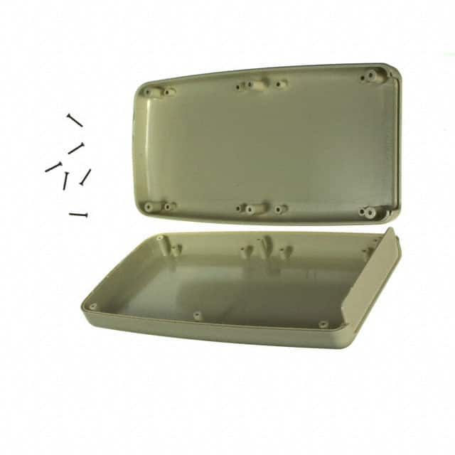 H75,AL BOX ABS ALMOND 7.200"L X 3.650"W