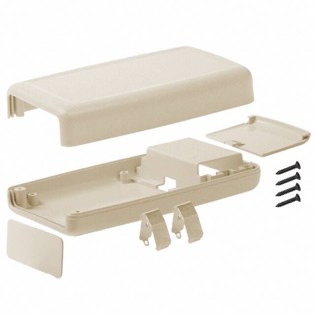 H679V,AL BOX ABS ALMOND 4.940"L X 2.750"W