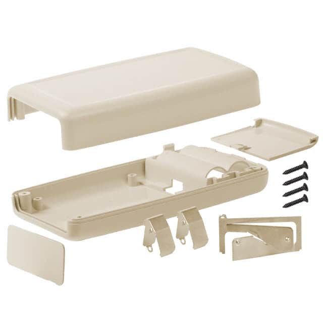 H67AA,AL BOX ABS ALMOND 4.940"L X 2.750"W
