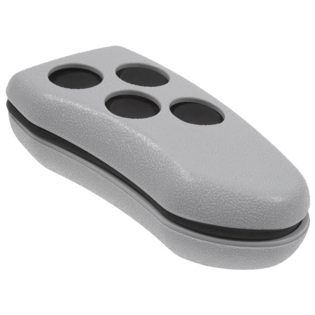 CA8B4,GY KEY FOB ABS GRY 3.320"L X 1.87"W