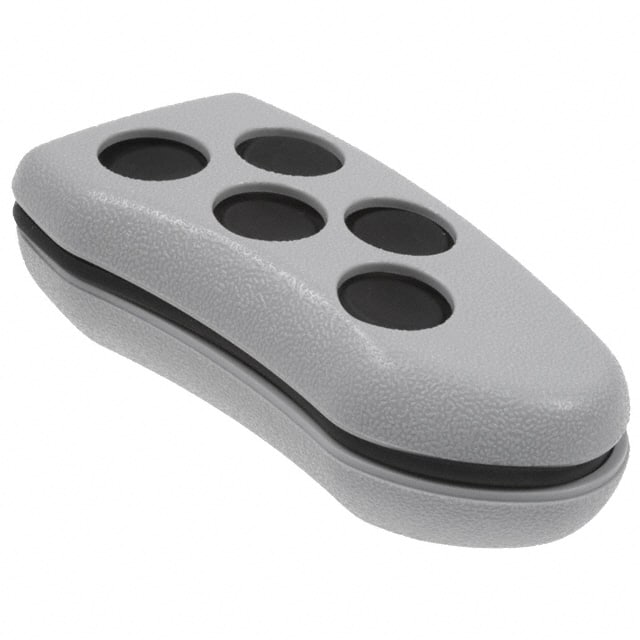 CA8B5,GY KEY FOB ABS GRY 3.320"L X 1.87"W