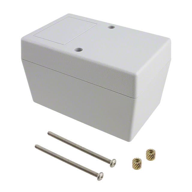 123R,GY BOX ABS GRAY 4.100"L X 2.600"W