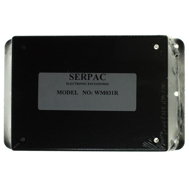WM031R,BK BOX ABS BLACK 4.380"L X 3.250"W