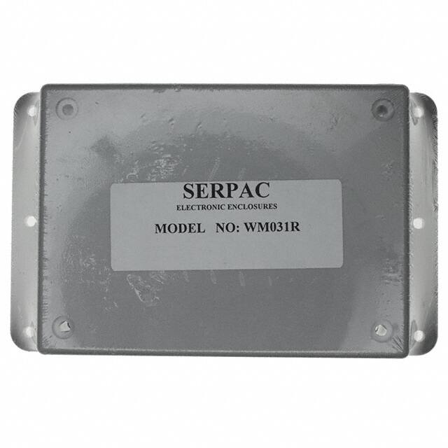 WM031R,GY BOX ABS GRAY 4.380"L X 3.250"W