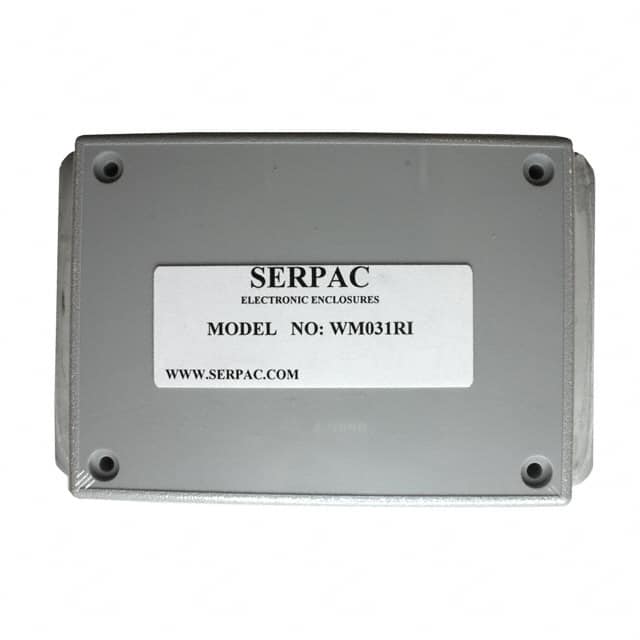 WM031RI,GY BOX ABS GRAY 4.380"L X 3.250"W