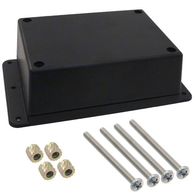 WM032R,BK BOX ABS BLACK 4.380"L X 3.250"W