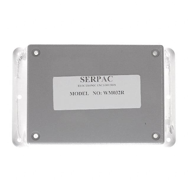 WM032R,GY BOX ABS GRAY 4.380"L X 3.250"W
