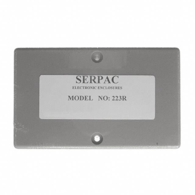 223R,GY BOX ABS GRAY 4.100"L X 2.600"W