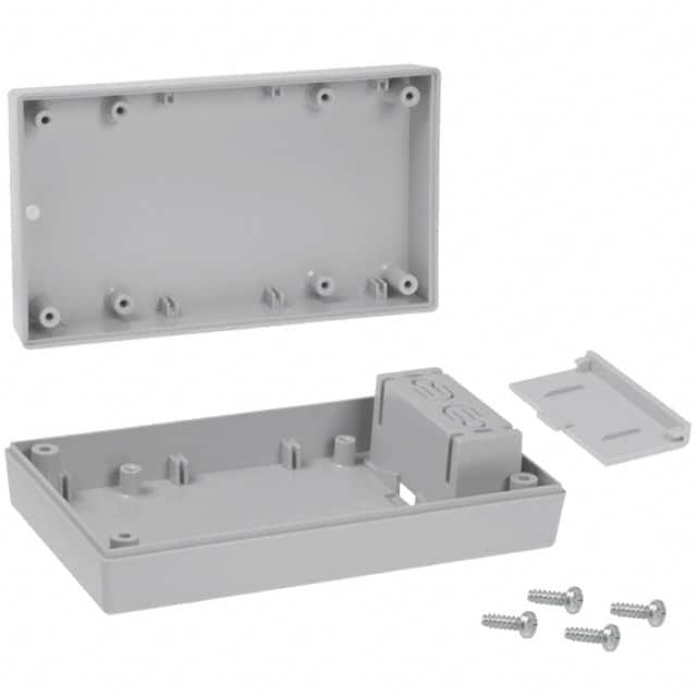 251,GY BOX ABS GRAY 5.620"L X 3.250"W