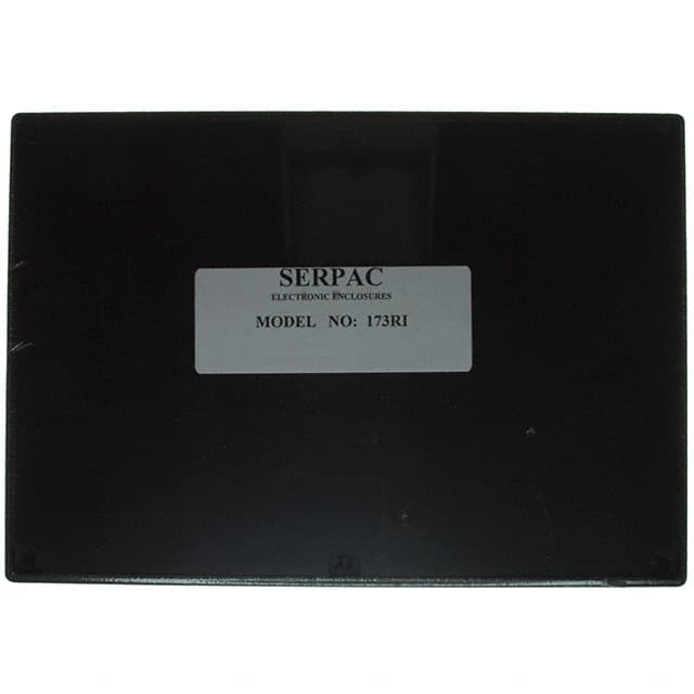 173RI,BK BOX ABS BLACK 6.880"L X 4.880"W