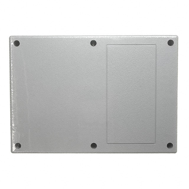 173RI,GY BOX ABS GRAY 6.880"L X 4.880"W