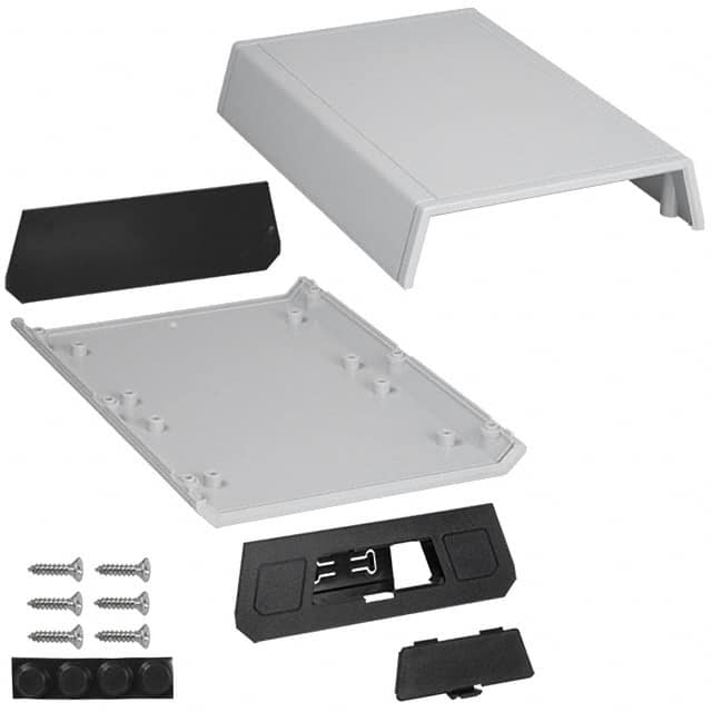 A429V,GY BOX ABS GRAY 7.120"L X 5"W