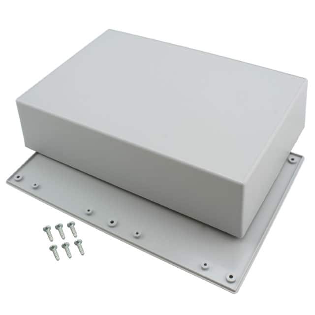 094I,GY BOX ABS GRAY 9.500"L X 6.340"W