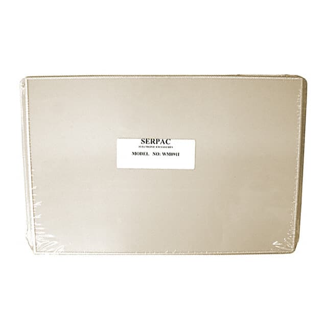 WM091I,AL BOX ABS ALMOND 9.500"L X 6.340"W