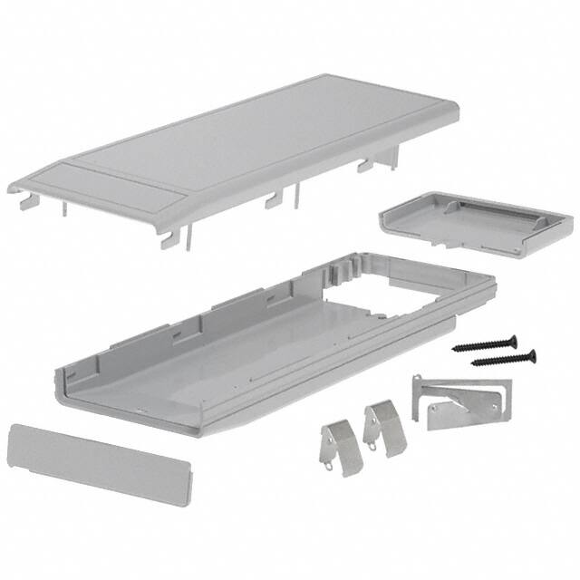 M8IND,GY BOX ABS GRAY 6.970"L X 2.400"W