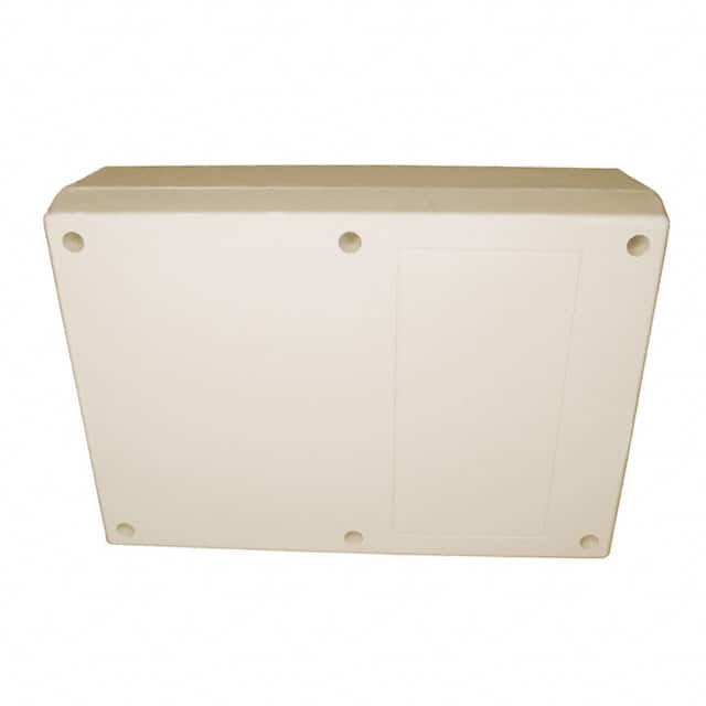 172R,AL BOX ABS ALMOND 6.880"L X 4.880"W