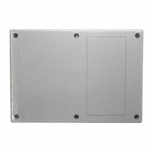 172RI,GY BOX ABS GRAY 6.880"L X 4.880"W