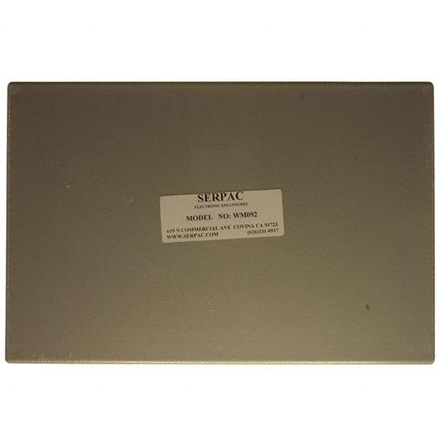 WM092,GY BOX ABS GRAY 9.500"L X 6.340"W