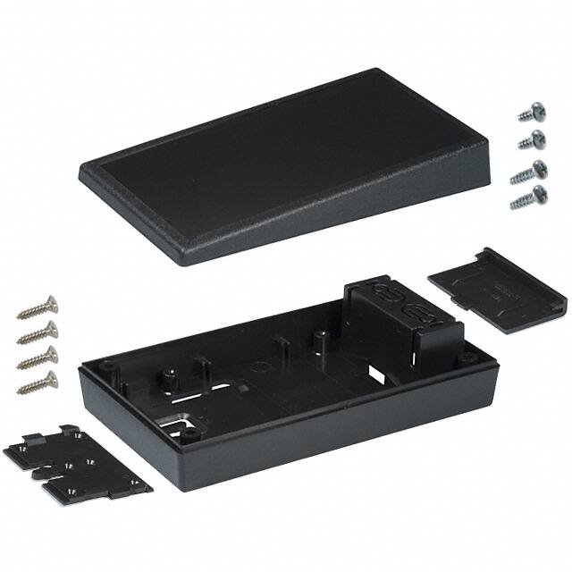 25SW,BK BOX ABS BLACK 5.630"L X 3.250"W