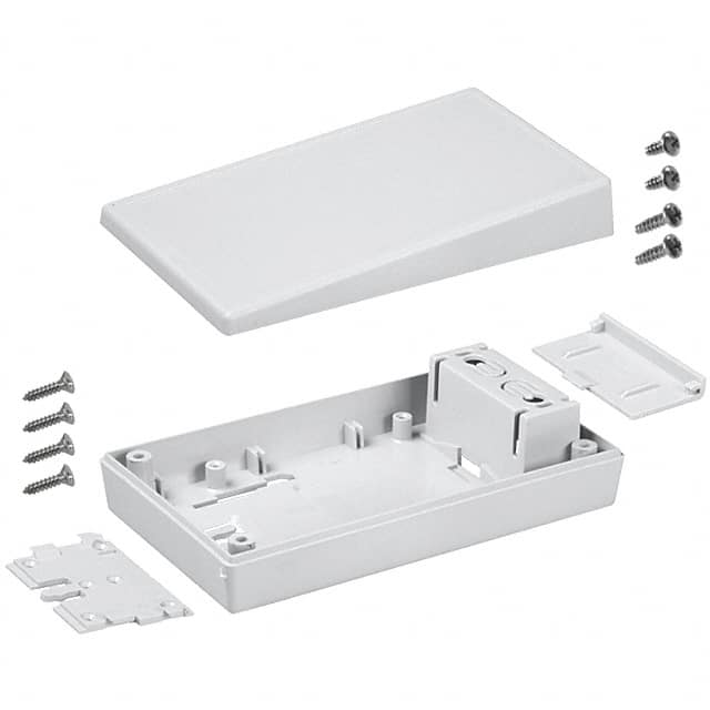 25SW,GY BOX ABS GRAY 5.630"L X 3.250"W