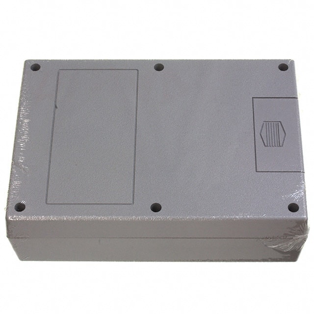 272R,GY BOX ABS GRAY 6.880"L X 4.880"W