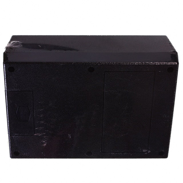 273R,BK BOX ABS BLACK 6.880"L X 4.880"W