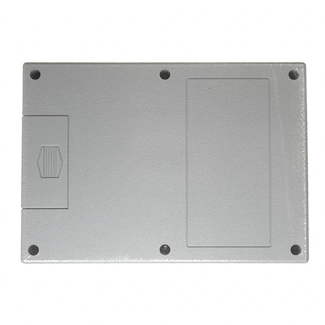 273RI,GY BOX ABS GRAY 6.880"L X 4.880"W