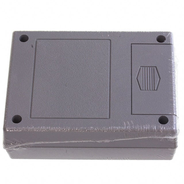 231RI,GY BOX ABS GRAY 4.380"L X 3.250"W