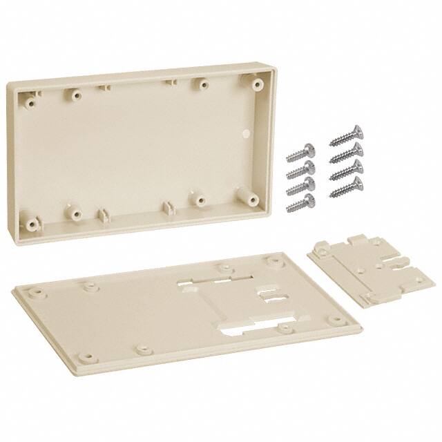 051WI,AL BOX ABS ALMOND 5.620"L X 3.250"W