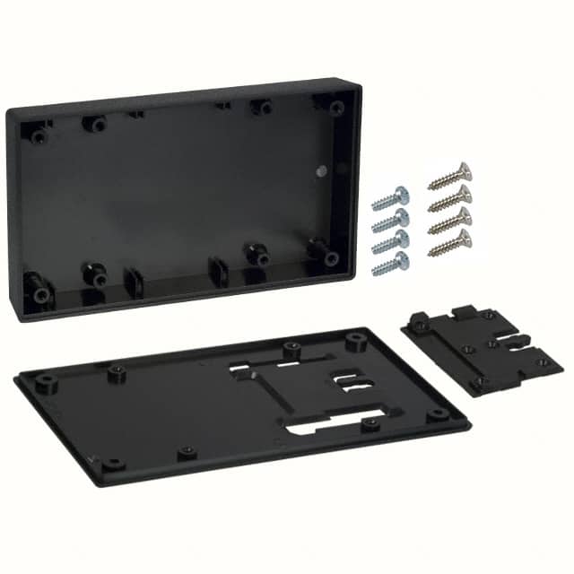 051W,BK BOX ABS BLACK 5.620"L X 3.250"W